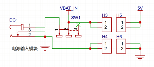 电源输入和稳压模块原理图
