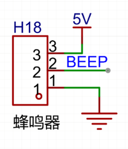 蜂鸣器模块原理图